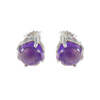 Amethyst-American-Amanda-Solitaire-Stud-Purple-925-Sterling-Silver-Earring