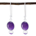Amethyst-Italian-Daniela-multiple-Dangle-Purple-925-Silver-Earring