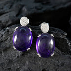 Amethyst-American-Fernanda-multiple-Stud-Purple-Silver-Earring