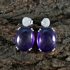 Amethyst-American-Fernanda-multiple-Stud-Purple-Silver-Earring