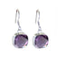 Amethyst-American-Mathilde-Solitaire-Dangle-Purple-925-Silver-Earring