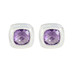 Amethyst-German-Sofía-Solitaire-Stud-Purple-925-Sterling-Silver-Earring