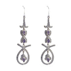Amethyst-Indian-Natcha-multiple-Dangle-Purple-92.5-Silver-Earring