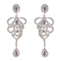 Amethyst-Indian-Priya-multiple-Stud-Purple-Sterling-Silver-Earring
