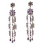 Amethyst-American-Micaela-multiple-Dangle-Purple-Silver-Earring