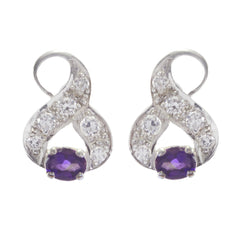 Amethyst-Mexican-Elena-multiple-Stud-Purple-925-Sterling-Silver-Earring