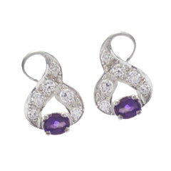 Amethyst-Mexican-Elena-multiple-Stud-Purple-925-Sterling-Silver-Earring