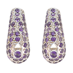 Amethyst-Korean-Bianca-multiple-Stud-Purple-92.5-Silver-Earring
