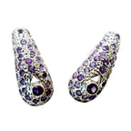 Amethyst-Korean-Bianca-multiple-Stud-Purple-92.5-Silver-Earring