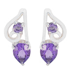 Amethyst-Latin-American-Gabriela-multiple-Stud-Purple-92.5-Silver-Earring