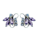 Amethyst-Russian-Joaquina-multiple-Stud-Purple-925-Sterling-Silver-Earring