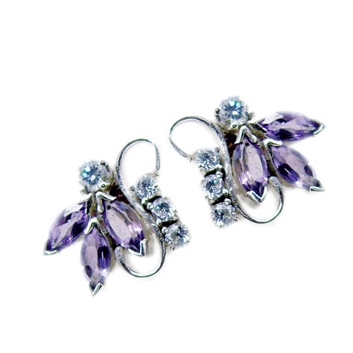 Amethyst-Russian-Joaquina-multiple-Stud-Purple-925-Sterling-Silver-Earring