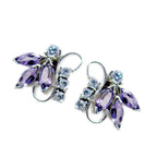 Amethyst-Russian-Joaquina-multiple-Stud-Purple-925-Sterling-Silver-Earring