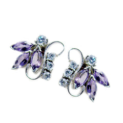 Amethyst-Russian-Joaquina-multiple-Stud-Purple-925-Sterling-Silver-Earring