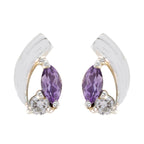 Amethyst-American-Laura-multiple-Stud-Purple-925-Silver-Earring