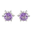 Amethyst-American-Ivy-multiple-Stud-Purple-92.5-Silver-Earring