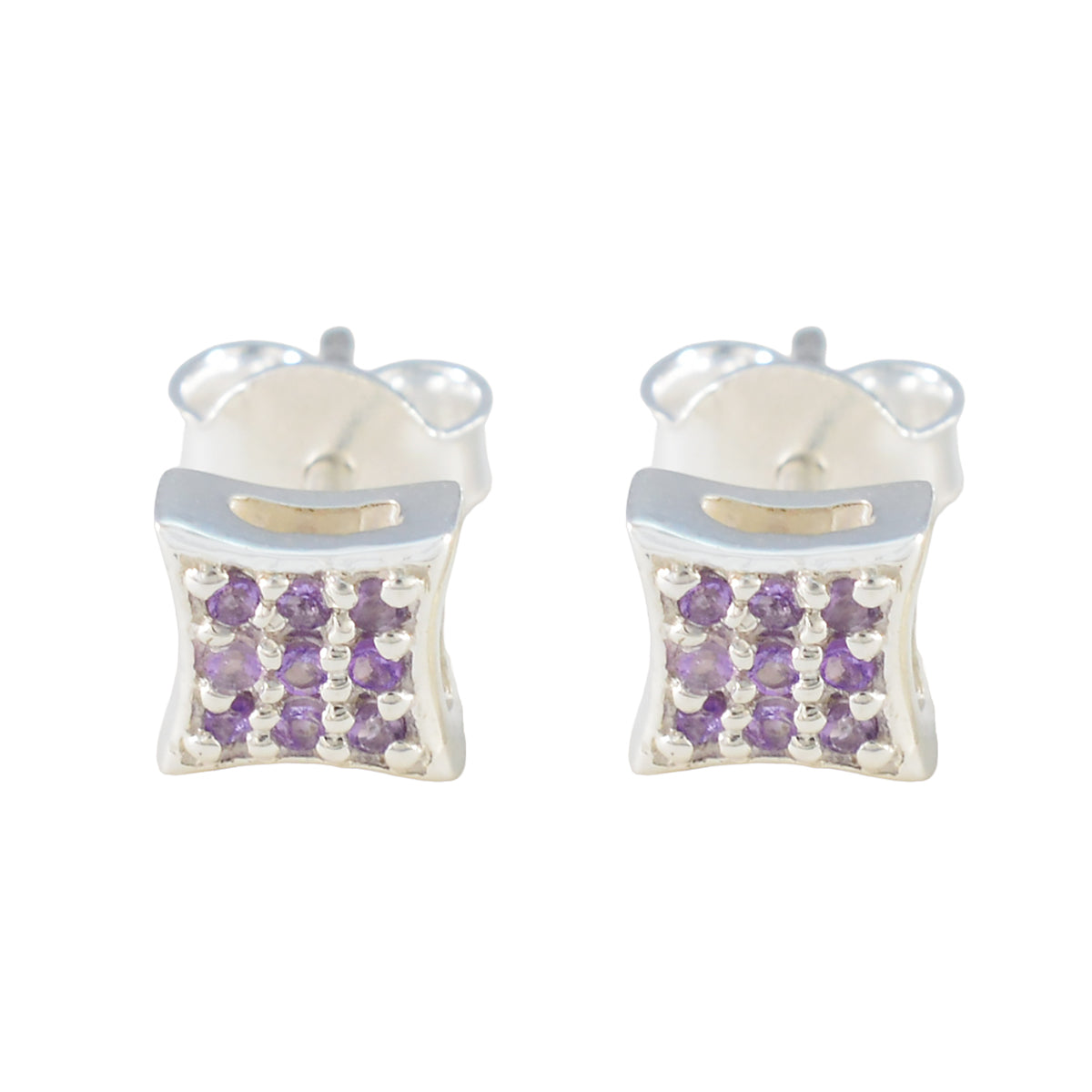 Amethyst-Moroccan-Valentina-multiple-Stud-Purple-92.5-Silver-Earring
