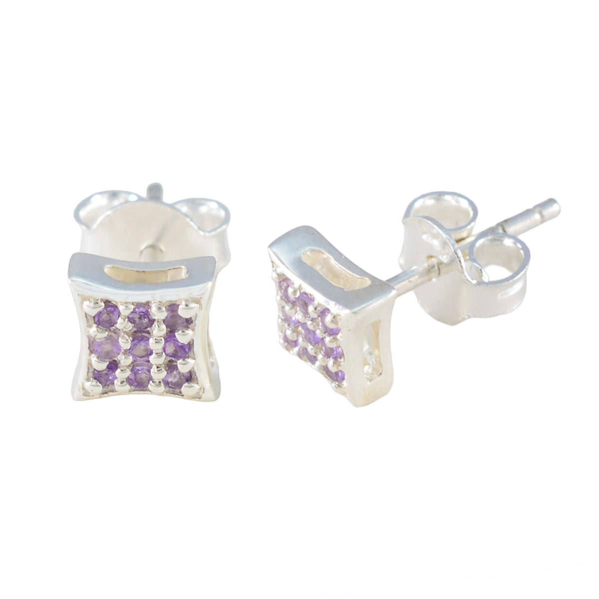 Amethyst-Moroccan-Valentina-multiple-Stud-Purple-92.5-Silver-Earring