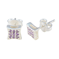 Amethyst-Moroccan-Valentina-multiple-Stud-Purple-92.5-Silver-Earring