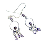 Amethyst-Turkish-Lucia-multiple-Dangle-Purple-92.5-Silver-Earring