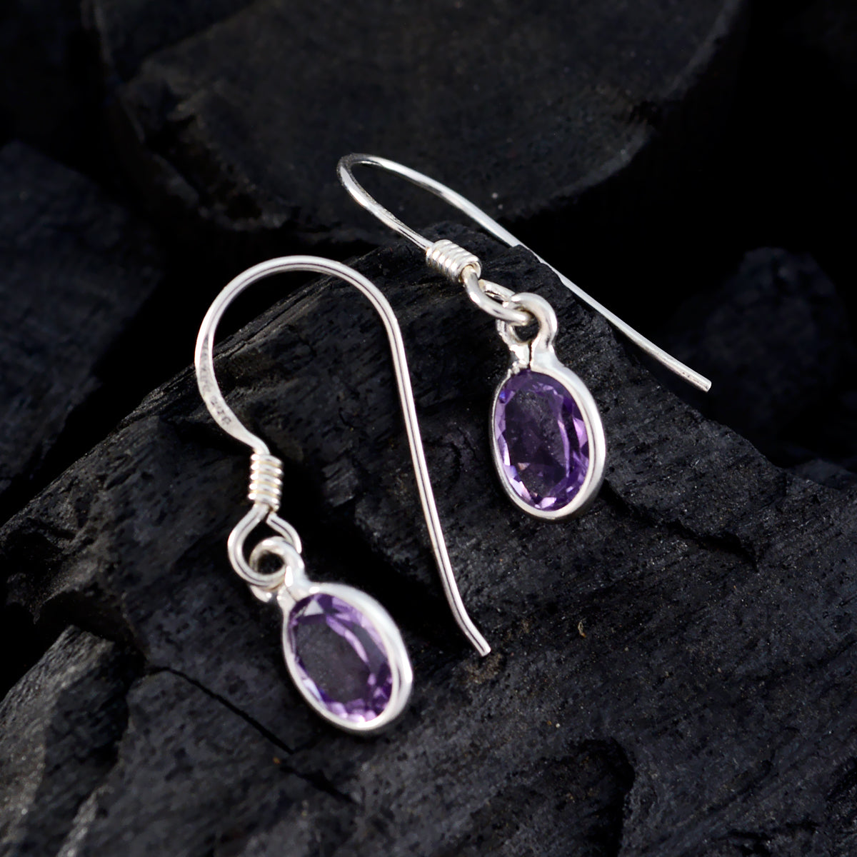 Amethyst-Middle-Eastern-María-multiple-Dangle-Purple-Sterling-Silver-Earring