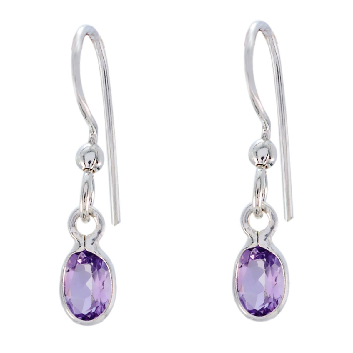 Amethyst Australischer Micaela Mehrfach-Ohrhänger Lila 925 Silber Zweitbild