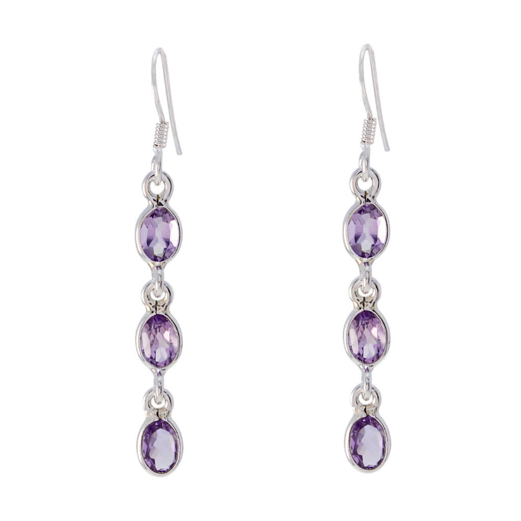 Amethyst-Egyptian-Chloe-multiple-Dangle-Purple-925-Sterling-Silver-Earring