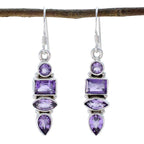 Amethyst-Spanish-Emily-multiple-Dangle-Purple-925-Silver-Earring