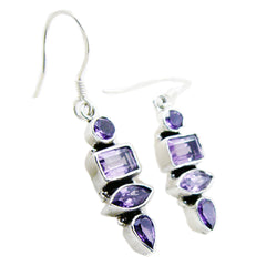 Amethyst-Spanish-Emily-multiple-Dangle-Purple-925-Silver-Earring