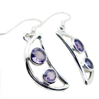 Amethyst-French-Nayara-multiple-Dangle-Purple-Silver-Earring