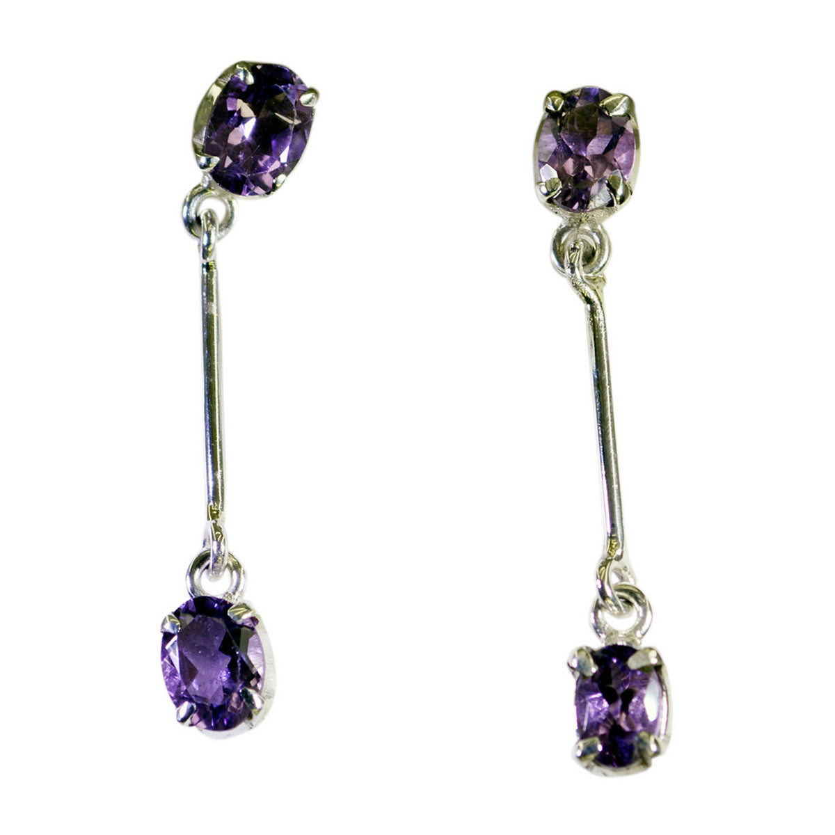 Amethyst-German-Noelia-multiple-Stud-Purple-925-Silver-Earring