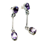 Amethyst-German-Noelia-multiple-Stud-Purple-925-Silver-Earring