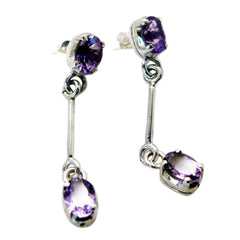 Amethyst-German-Noelia-multiple-Stud-Purple-925-Silver-Earring