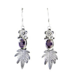 Amethyst-Russian-Paula-multiple-Stud-Purple-Silver-Earring