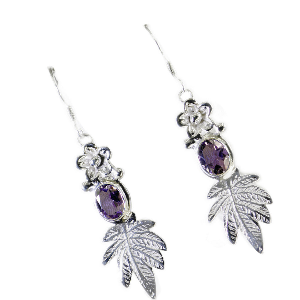 Amethyst-Russian-Paula-multiple-Stud-Purple-Silver-Earring