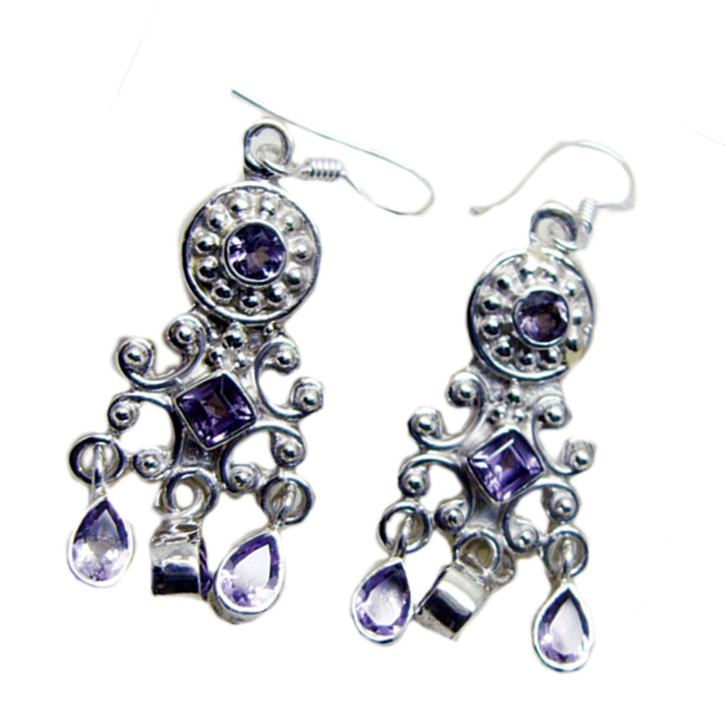 Amethyst-Moroccan-Pilar-multiple-Dangle-Purple-Sterling-Silver-Earring
