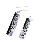 Amethyst-Russian-Stella-multiple-Dangle-Purple-925-Silver-Earring