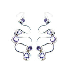 Amethyst-Egyptian-Rebeca-multiple-Dangle-Purple-Sterling-Silver-Earring