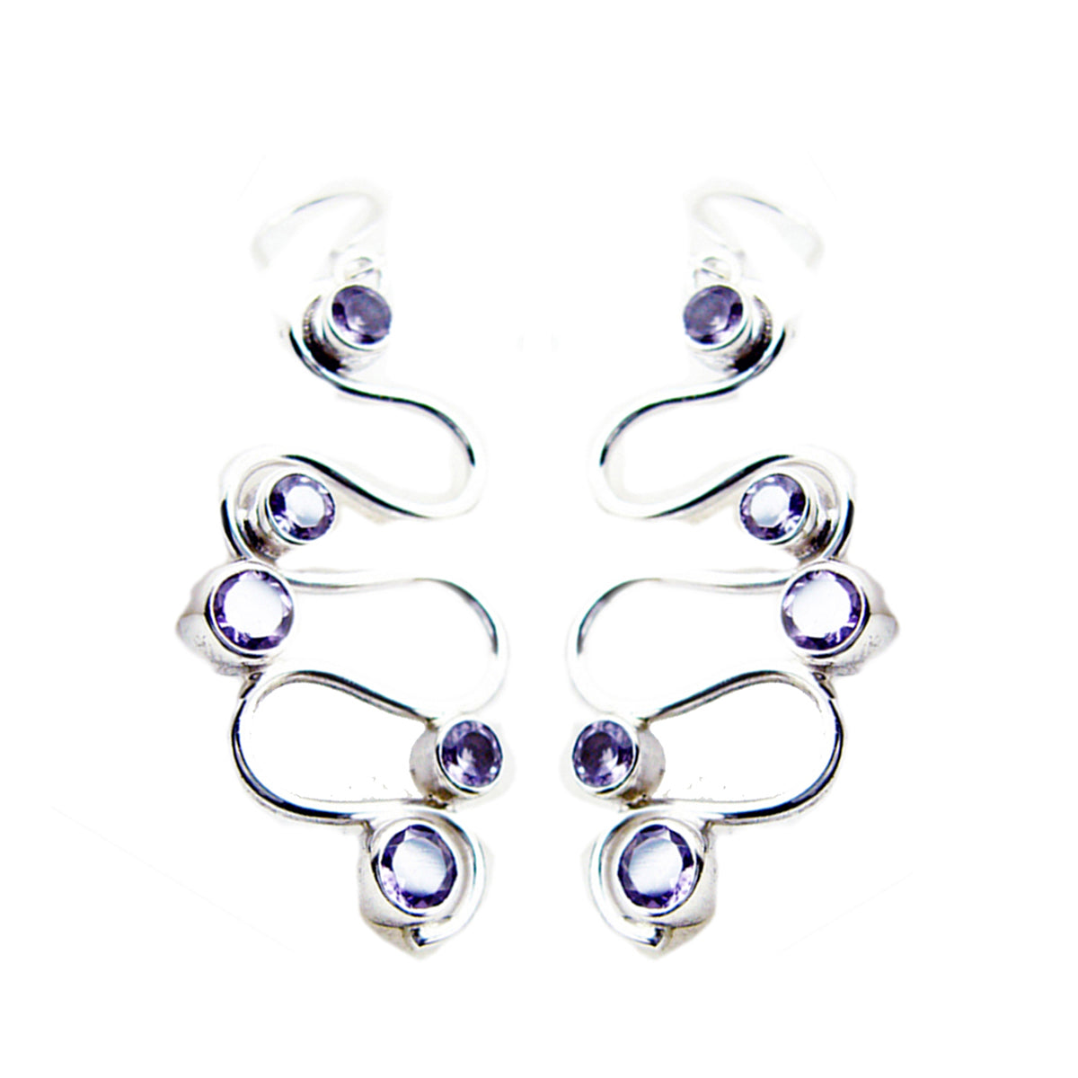 Amethyst-Egyptian-Rebeca-multiple-Dangle-Purple-Sterling-Silver-Earring