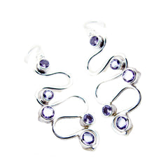 Amethyst-Egyptian-Rebeca-multiple-Dangle-Purple-Sterling-Silver-Earring