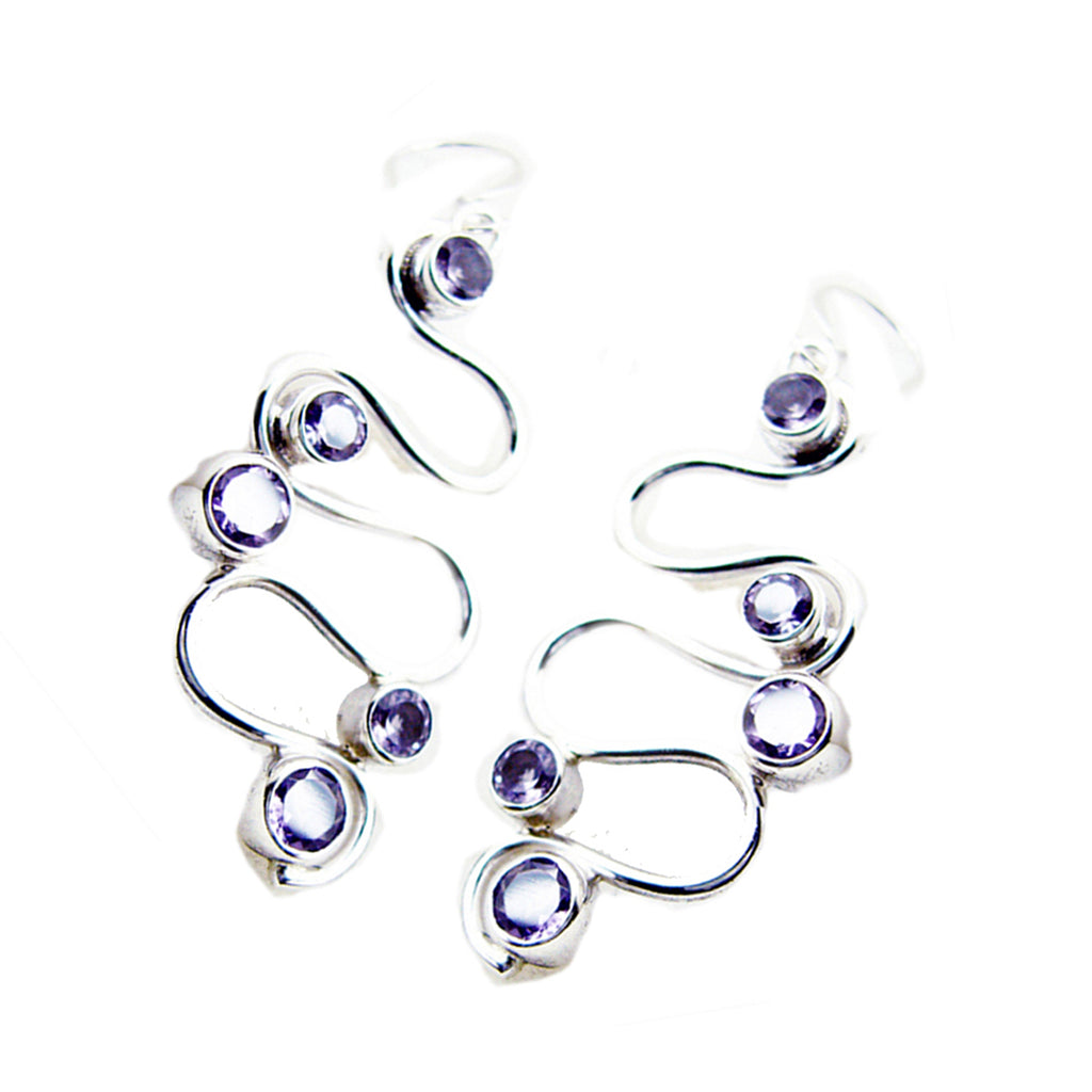 Amethyst-Egyptian-Rebeca-multiple-Dangle-Purple-Sterling-Silver-Earring