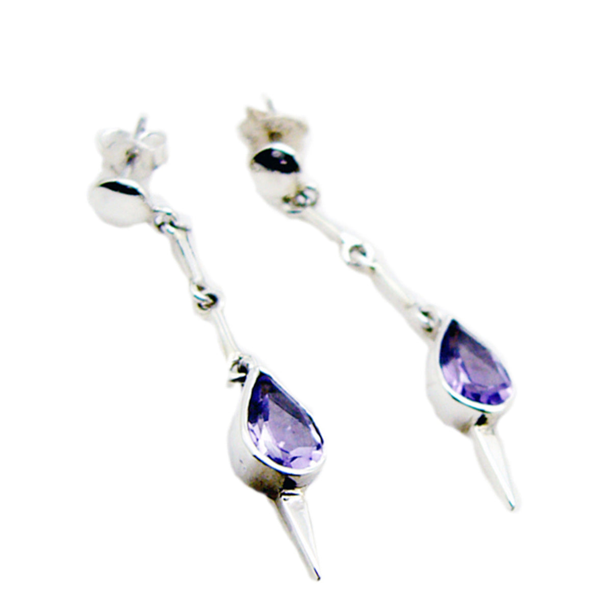 Amethyst-American-Renata-multiple-Stud-Purple-925-Silver-Earring