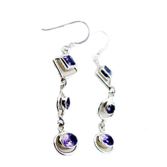 Amethyst-Turkish-Sofía-multiple-Dangle-Purple-Silver-Earring