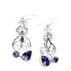 Amethyst-Italian-Teresa-multiple-Dangle-Purple-Sterling-Silver-Earring