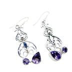 Amethyst-Italian-Teresa-multiple-Dangle-Purple-Sterling-Silver-Earring