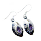 Amethyst-Middle-Eastern-Valentina-multiple-Dangle-Purple-925-Silver-Earring