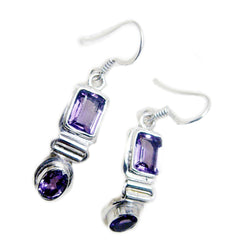 Amethyst-Korean-Violet-multiple-Dangle-Purple-Silver-Earring