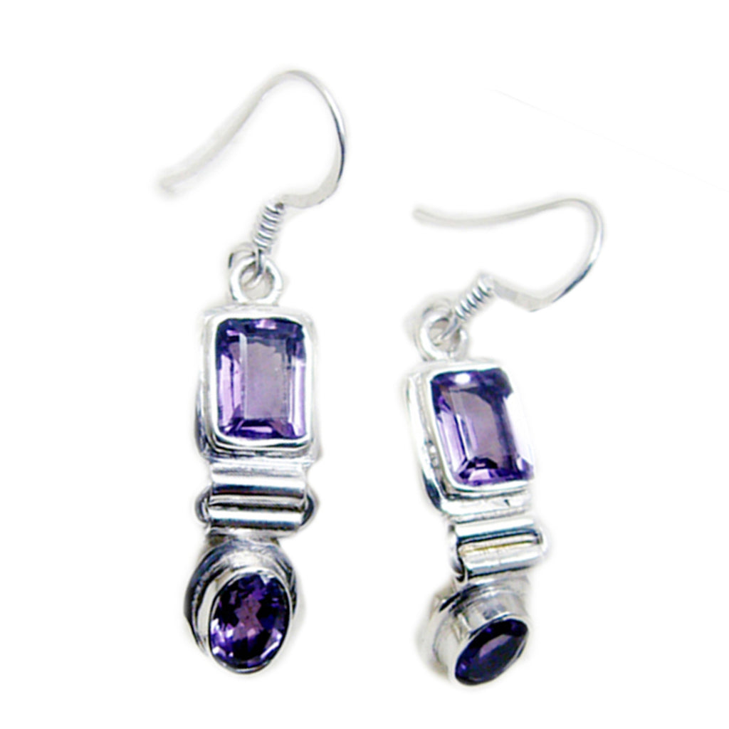 Amethyst-Korean-Violet-multiple-Dangle-Purple-Silver-Earring