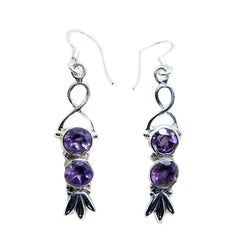 Amethyst-German-Aisha-multiple-Dangle-Purple-925-Silver-Earring