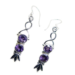 Amethyst-German-Aisha-multiple-Dangle-Purple-925-Silver-Earring